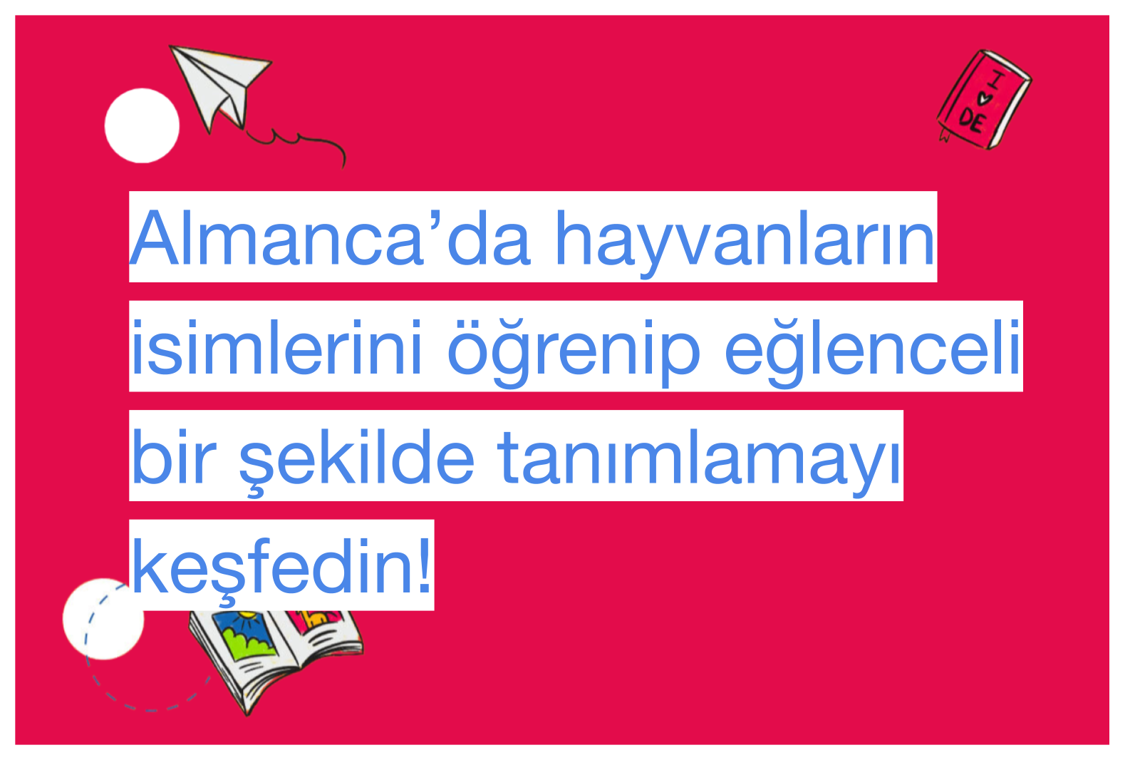 Almanca’da hayvanların isimlerini öğrenip eğlenceli bir şekilde tanımlamayı keşfedin!
