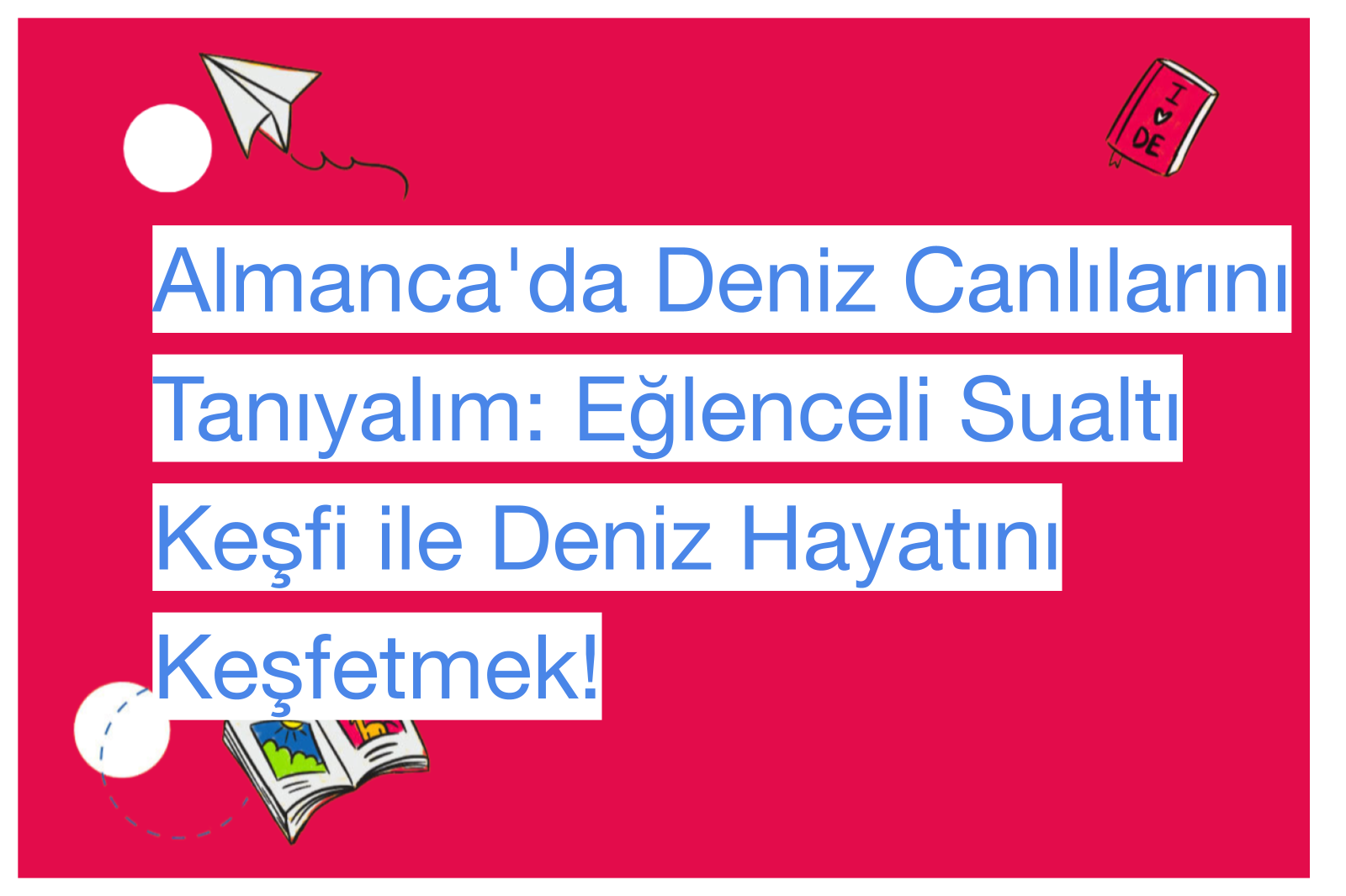 Almanca'da Deniz Canlılarını Tanıyalım: Eğlenceli Sualtı Keşfi ile Deniz Hayatını Keşfetmek!