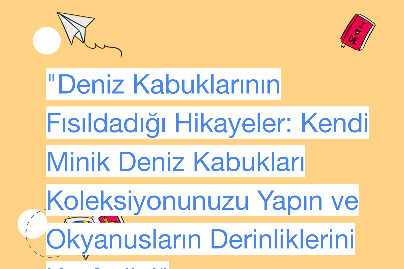 "Deniz Kabuklarının Fısıldadığı Hikayeler: Kendi Minik Deniz Kabukları Koleksiyonunuzu Yapın ve Okyanusların Derinliklerini Keşfedin!"