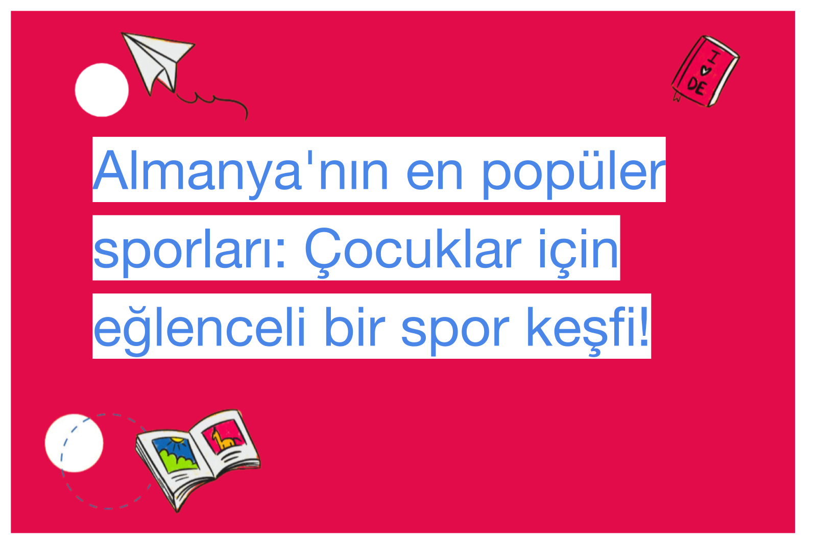 Almanya'nın en popüler sporları: Çocuklar için eğlenceli bir spor keşfi!