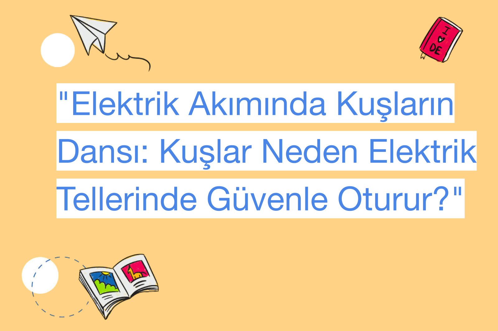 "Elektrik Akımında Kuşların Dansı: Kuşlar Neden Elektrik Tellerinde Güvenle Oturur?"
