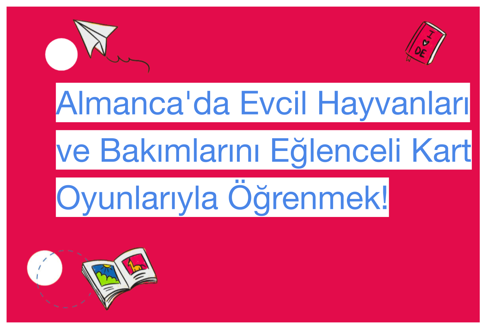 Almanca'da Evcil Hayvanları ve Bakımlarını Eğlenceli Kart Oyunlarıyla Öğrenmek!