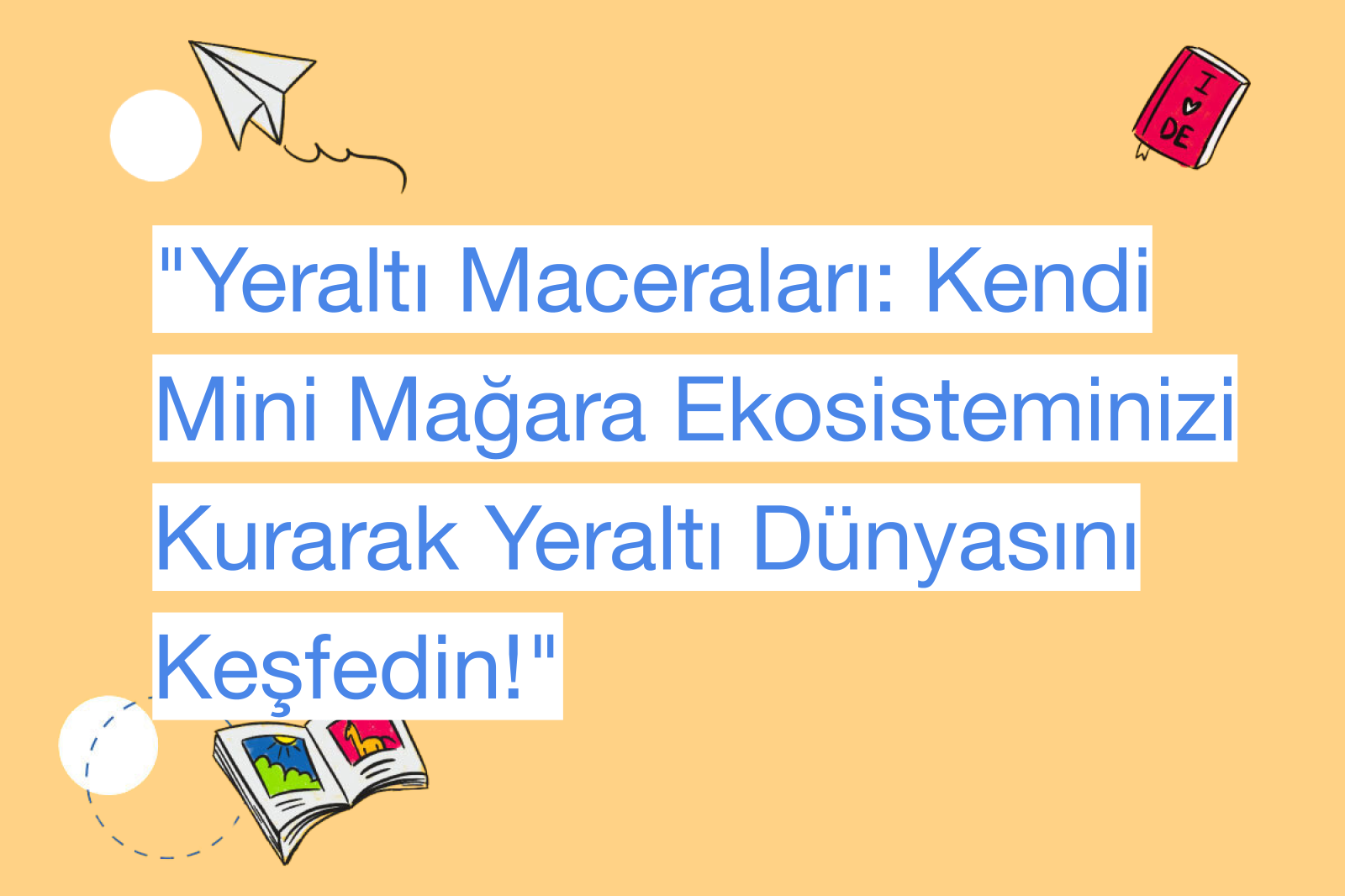"Yeraltı Maceraları: Kendi Mini Mağara Ekosisteminizi Kurarak Yeraltı Dünyasını Keşfedin!"