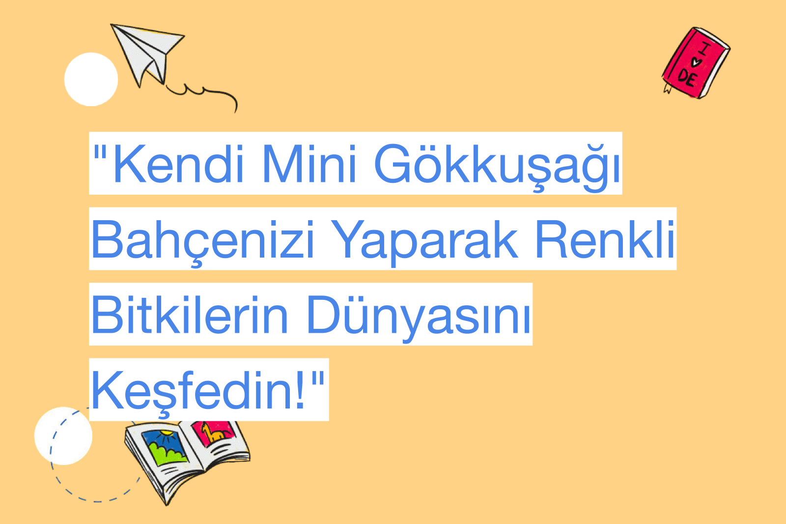 "Kendi Mini Gökkuşağı Bahçenizi Yaparak Renkli Bitkilerin Dünyasını Keşfedin!"