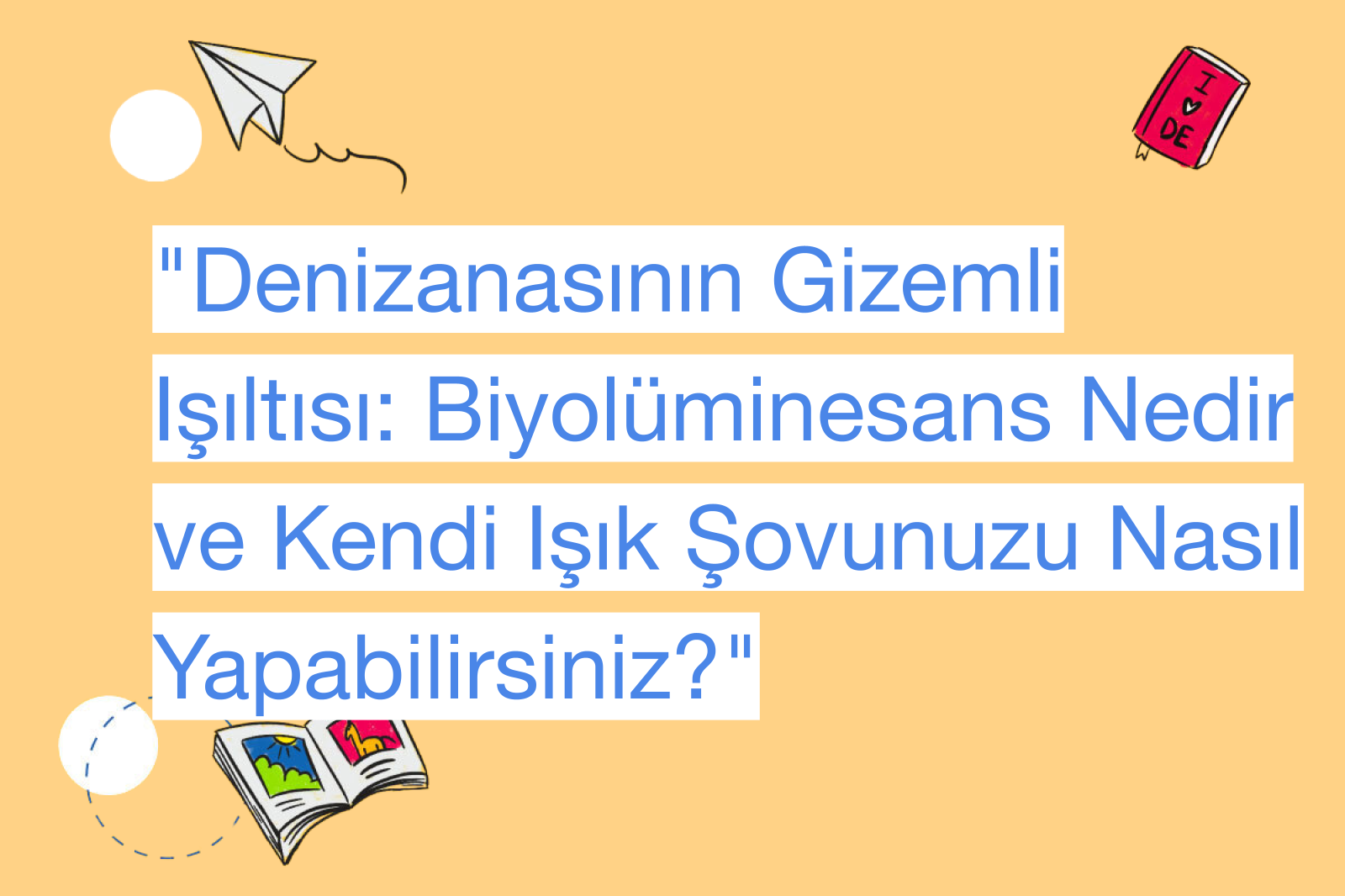 "Denizanasının Gizemli Işıltısı: Biyolüminesans Nedir ve Kendi Işık Şovunuzu Nasıl Yapabilirsiniz?"