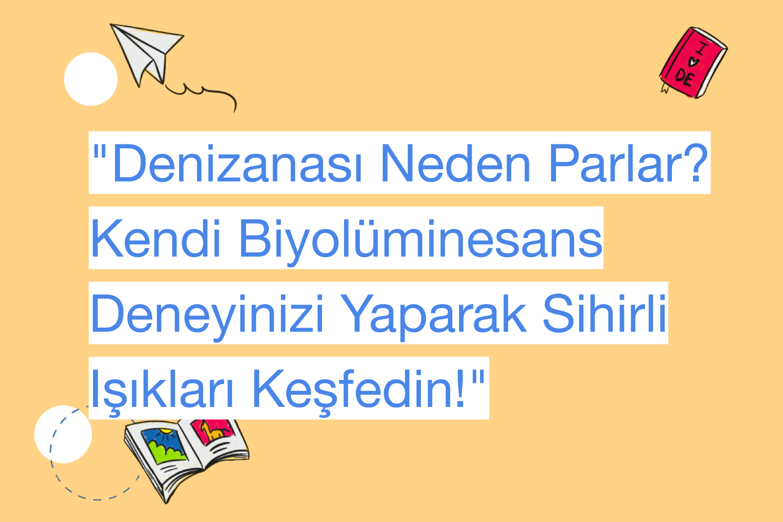 "Denizanası Neden Parlar? Kendi Biyolüminesans Deneyinizi Yaparak Sihirli Işıkları Keşfedin!"