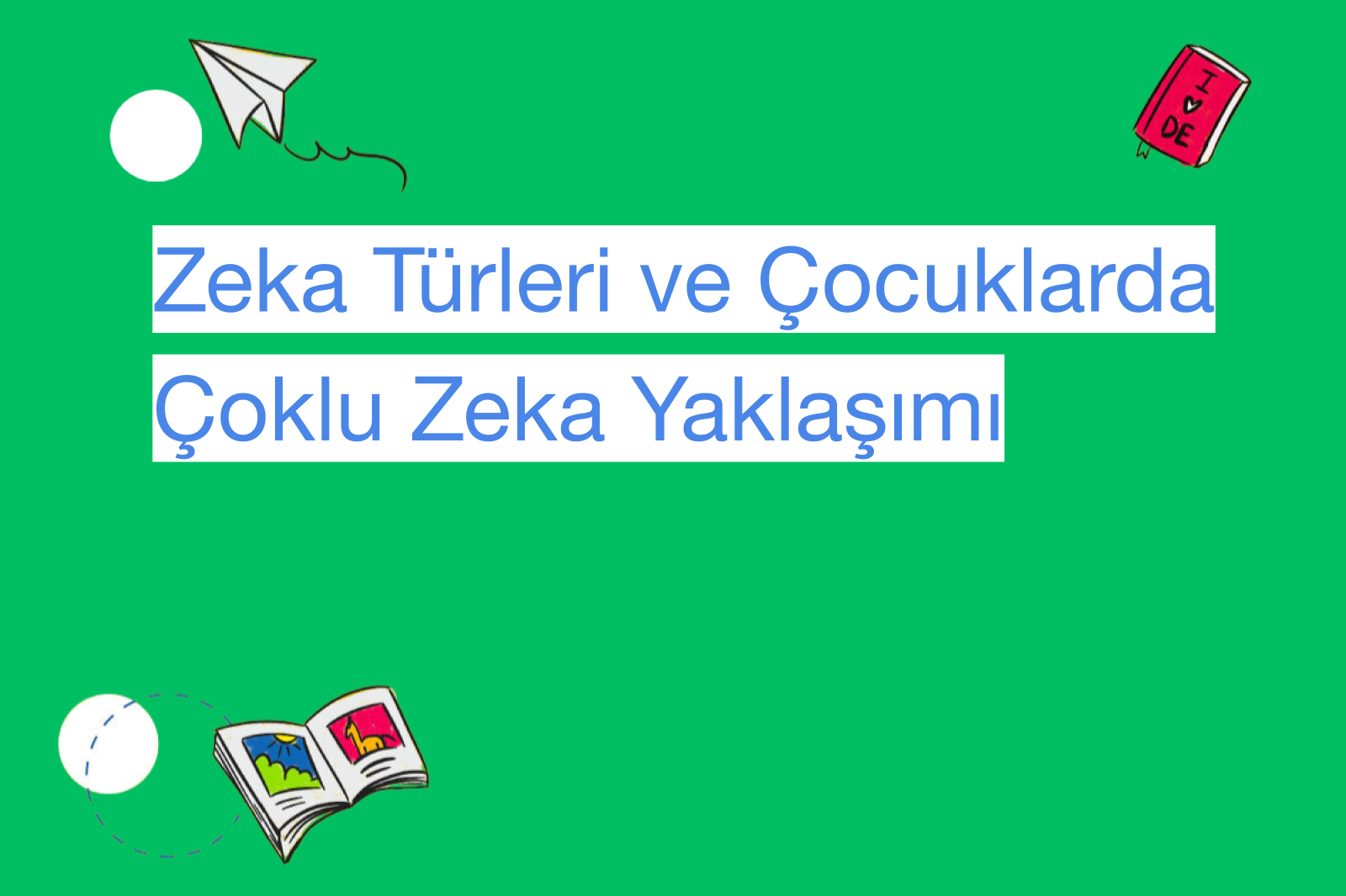 Zeka Türleri ve Çocuklarda Çoklu Zeka Yaklaşımı