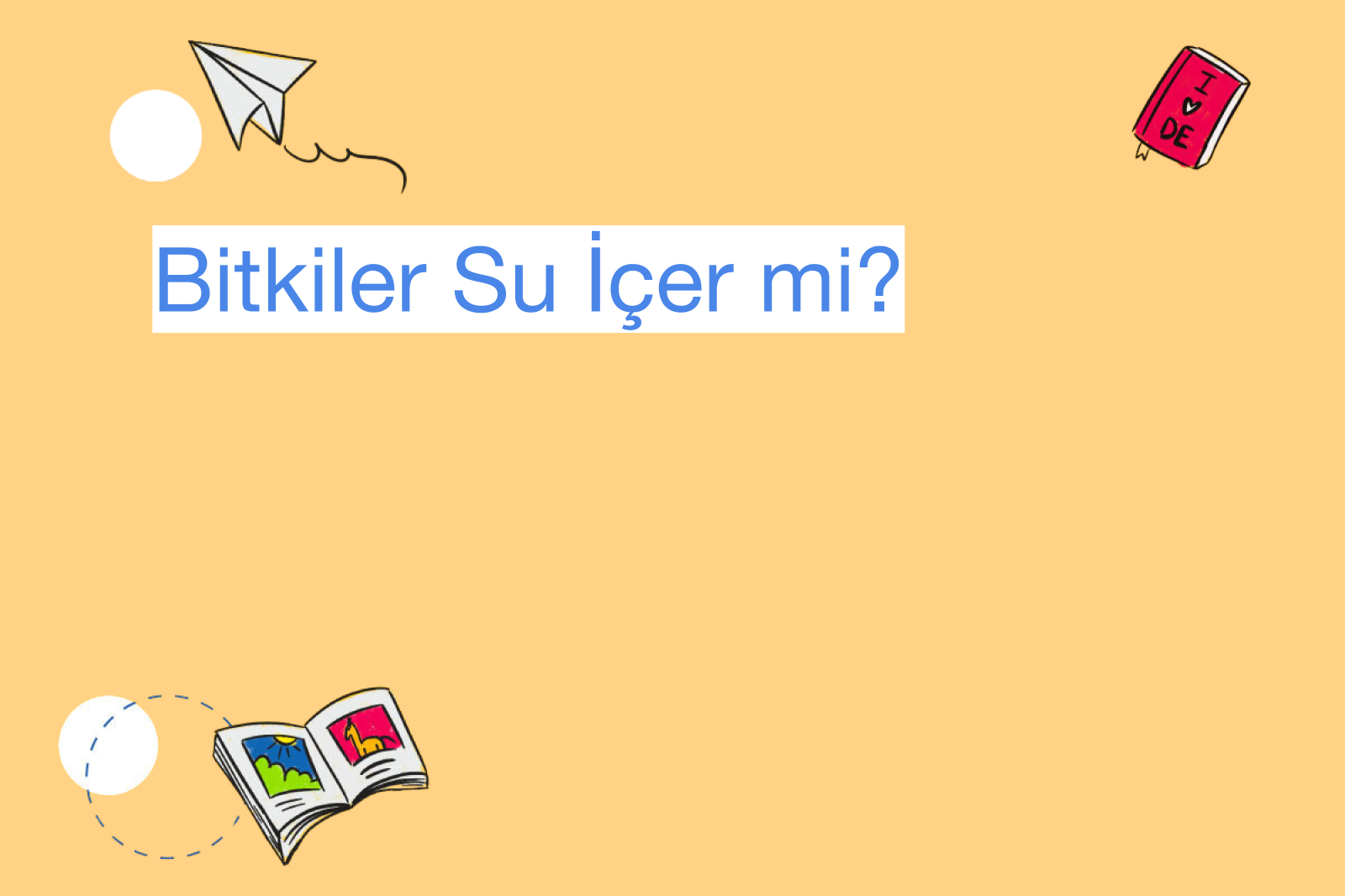 Bitkiler Su İçer mi?