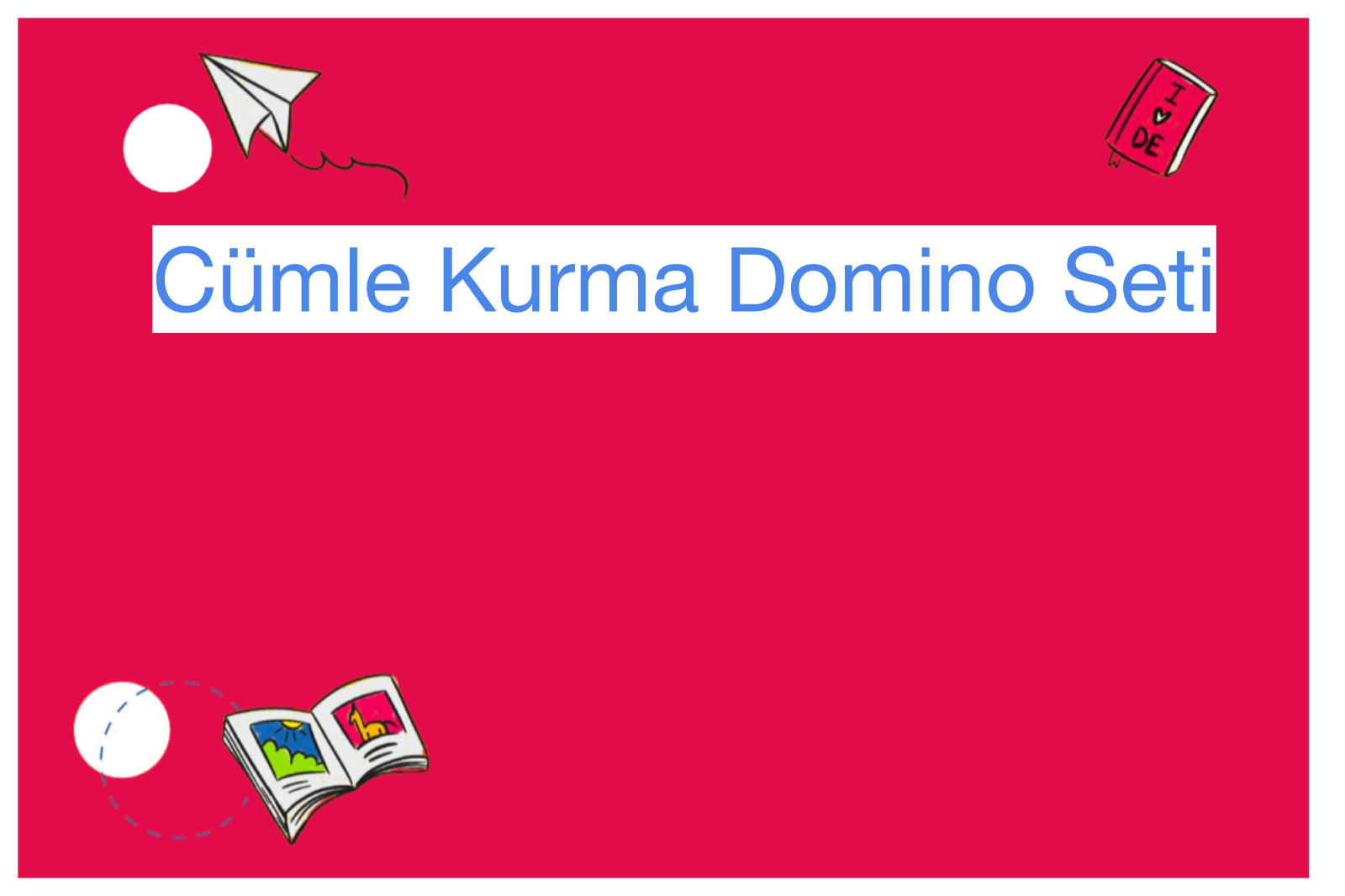 Cümle Kurma Domino Seti