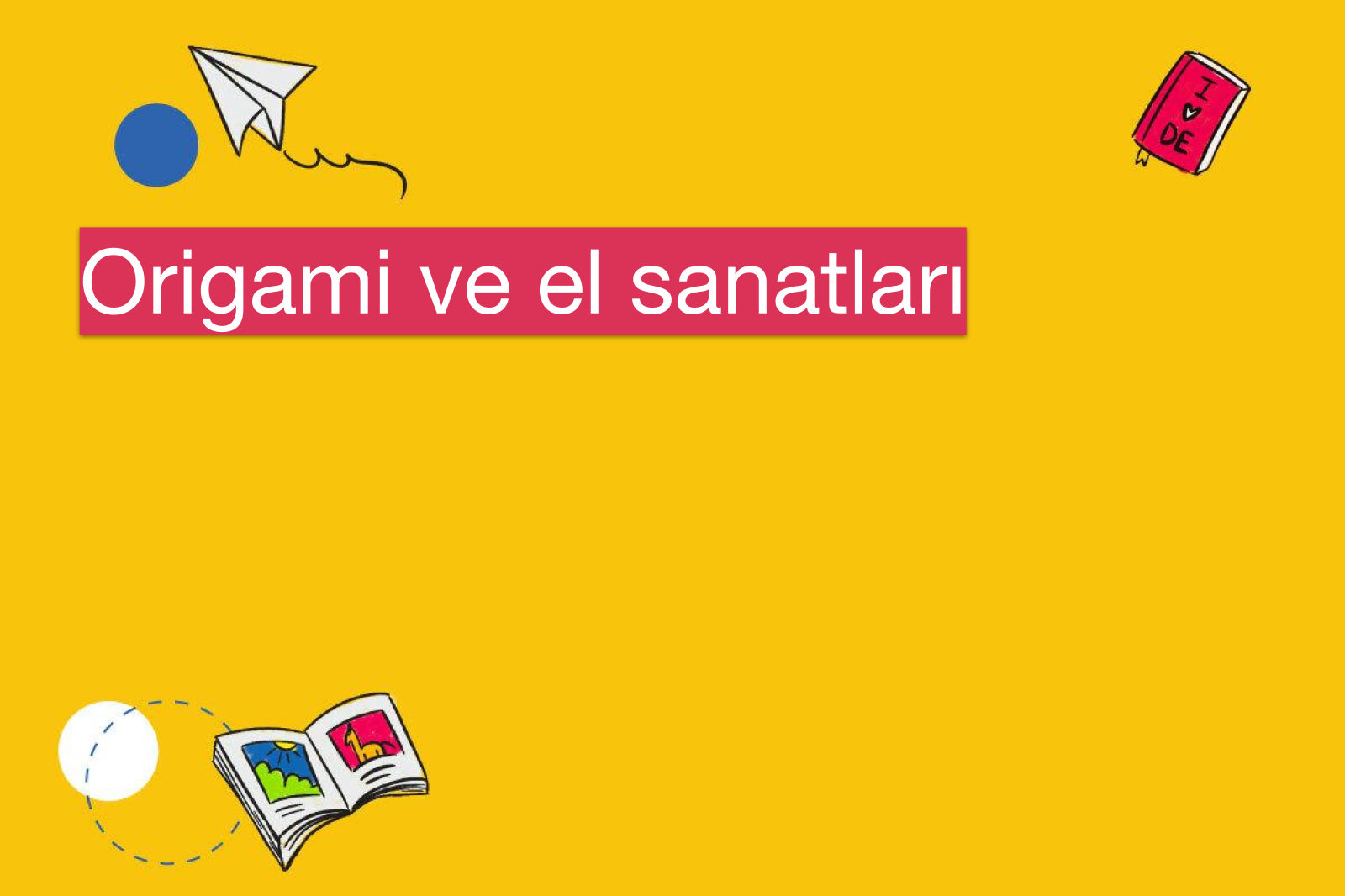 Origami ve el sanatları